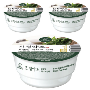 린제이 진정약초 모델링 마스크 컵팩 28g, 1개입, 3개