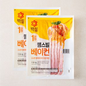 백설 햄스빌베이컨 오리지널, 110g, 2개