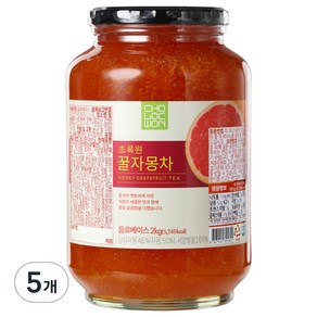 초록원 꿀자몽차, 2kg, 1개입, 5개