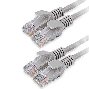 칼론 CAT6 5M 랜선 랜케이블, 그레이, 2개