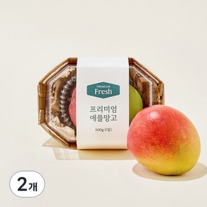 페루산 프리미엄 애플망고, 500g, 2개