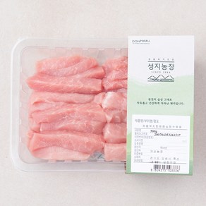 돈마루 성지농장 동물복지 한돈 등심 탕수육용 (냉장)