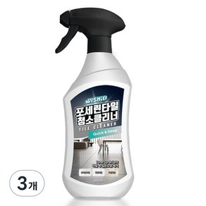 위시오 포세린타일 청소클리너, 3개, 800ml