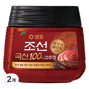 샘표 국산 조선고추장, 2개, 1kg