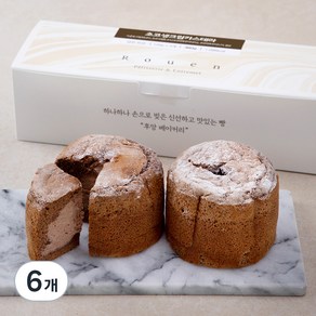 후앙 초코 생크림 카스테라, 120g, 6개