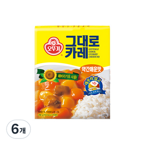 오뚜기 그대로카레 약간매운맛