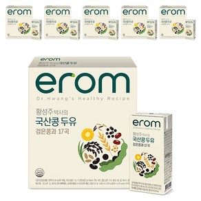이롬 황성주 박사의 국산 두유 검은콩과 17곡, 190ml, 96개