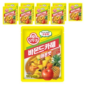 오뚜기 바몬드 카레 과립형 골드 매운맛, 100g, 10개