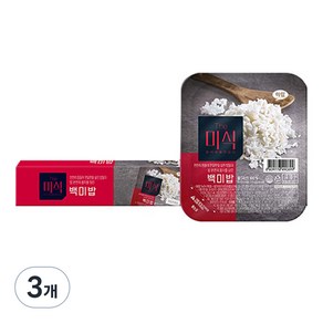 더미식 백미밥, 210g, 36개