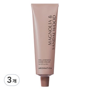 아로마티카 멜로우니스 핸드크림 매그놀리아 & 샌달우드, 30ml, 3개