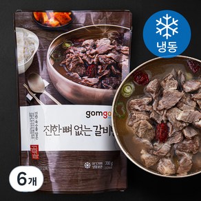 진한 뼈 없는 갈비탕 (냉동), 700g, 6개