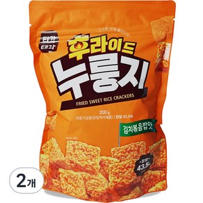 티각태각 후라이드 누룽지 김치볶음밥맛, 200g, 2개