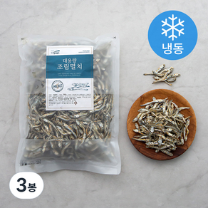 청해명가 대용량 조림멸치 (냉동), 700g, 3봉