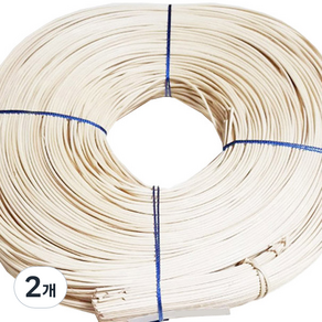 라탄 등공예 환심 재료 고급 1.5mm 240~250g, 2개