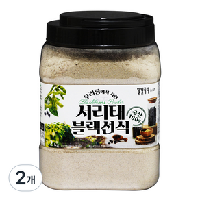 일일곡식 우리땅에서 자란 서리태 블랙선식, 1.2kg, 2개