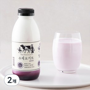 영준목장 수제요거트 블루베리, 500ml, 2개