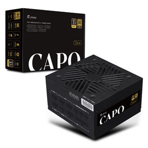 엔클롬 CAPO 750W 80PLUS골드 풀모듈러 파워서플라이 ATX3.1 블랙