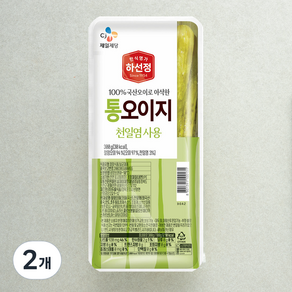 하선정 통오이지, 1kg, 2개