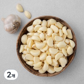 국내산 창녕 깐마늘, 1kg, 2개