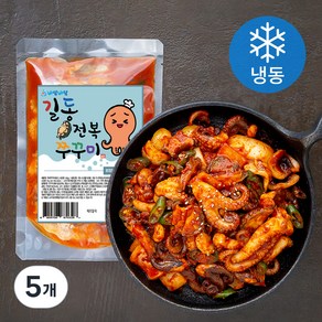 바담바담 길동 전복 쭈꾸미 볶음 (냉동), 300g, 5개