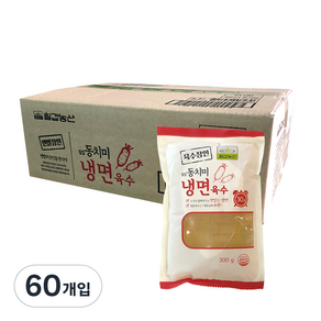 칠갑농산 동치미 냉면 육수, 300ml, 60개