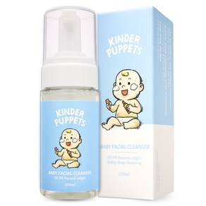 킨더퍼페츠 베이비 훼이셜 클렌져, 1개, 100ml