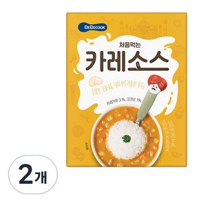 베베쿡 처음먹는 카레소스, 200g, 2개, 카레