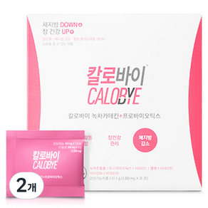 칼로바이 녹차카테킨+프로바이오틱스 다이어트식단 다이어트보조제, 61.5g, 2개