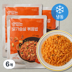 아임닭 맛있는 닭가슴살 볶음밥 김치 (냉동), 200g, 6개