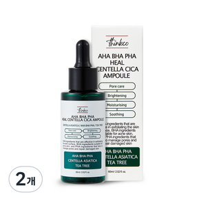 띵코 아하바하파하 힐 센텔라 시카 앰플, 60ml, 2개