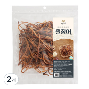 서울지앤비 쫄징어, 150g, 2개