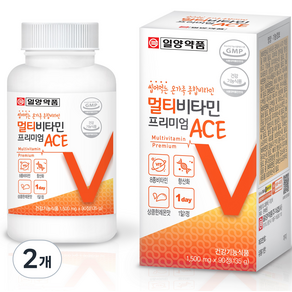 일양약품 멀티비타민 프리미엄 ACE 135g, 90정, 2개