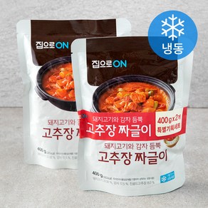 집으로온 고추장짜글이 (냉동), 400g, 2개