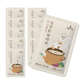 도그퓨어 강아지 고양이 영양닭 황태죽 85g x 10p, 닭고기, 850g, 1개