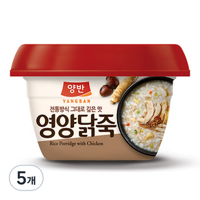 양반 동원 영양닭죽, 285g, 5개