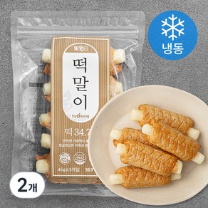 효성어묵 또묵 떡말이 어묵 (냉동), 225g, 2개