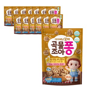 아이배냇 꼬마 곡물조아퐁 과자 30g, 곡물맛, 14개