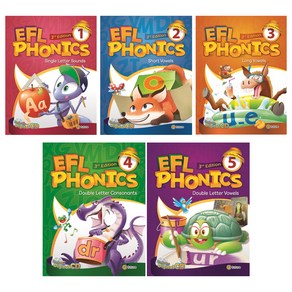 EFL phnics student book set 1-5, Jay yang