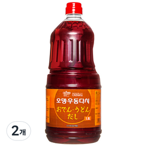 이엔푸드 이엔 오뎅 우동다시, 2개, 1.8L