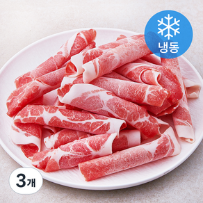 동원 캐나다산 5초구이 대패목살 (냉동), 400g, 3개