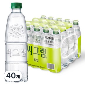 씨그램 플레인 무라벨, 450ml, 40개