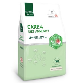 내츄럴랩 전연령용 CARE4 유기농 강아지 기능성 사료