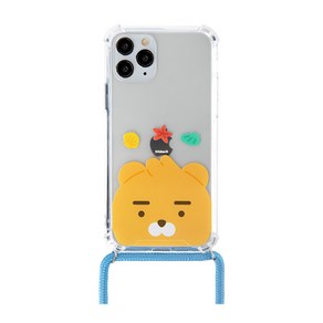 카카오프렌즈 헬로우썸머 비치 페이스 목걸이 휴대폰 케이스