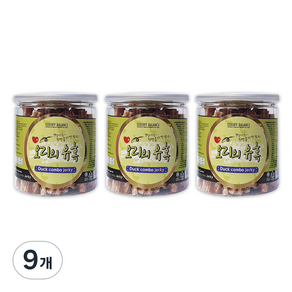 럭셔리발란스 강아지용 유혹 져키간식 200g, 오리, 9개