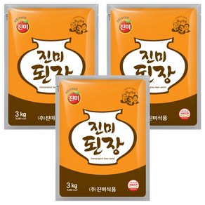 진미 된장, 3kg, 3개