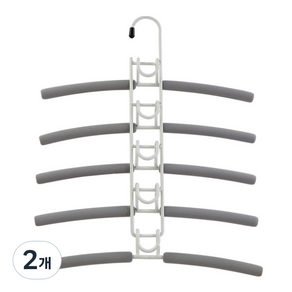 마켓피오 공간절약 다기능 옷걸이 타입3, 혼합색상, 2개