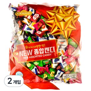 일광제과 뉴 종합캔디 9가지맛, 2kg, 2개