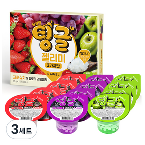 로엘 팅글 젤리미 제로슈가 55g x 3종 x 4p 세트