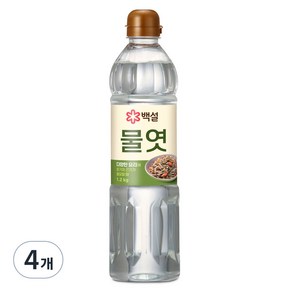 백설 물엿, 4개, 1.2kg