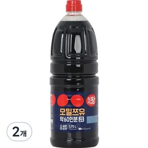 식자재왕 모밀쯔유, 1.75L, 2개